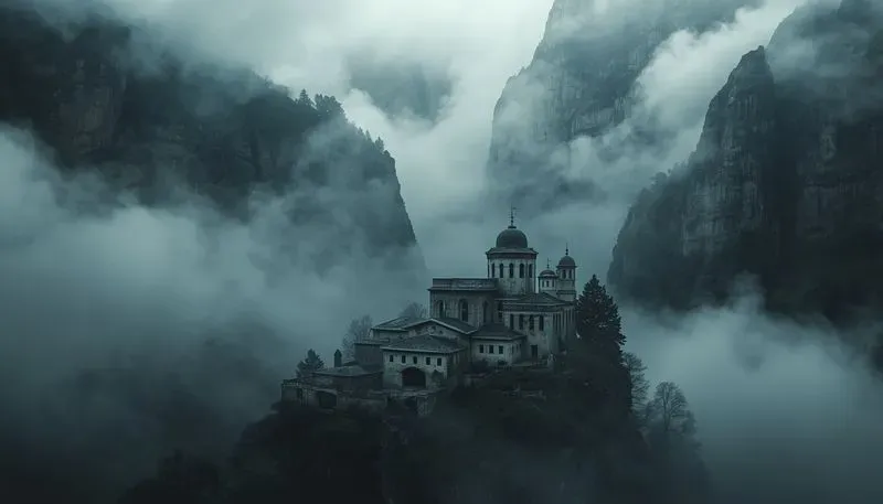 Cinematic Mountain Monasteries