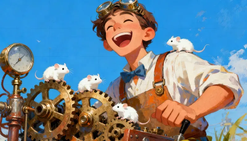 Illustration Of The Joyful Characters