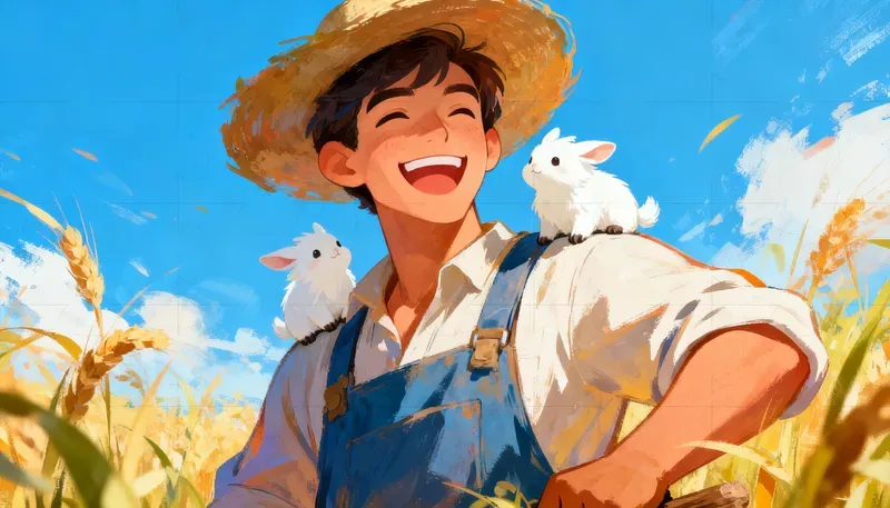 Illustration Of The Joyful Characters