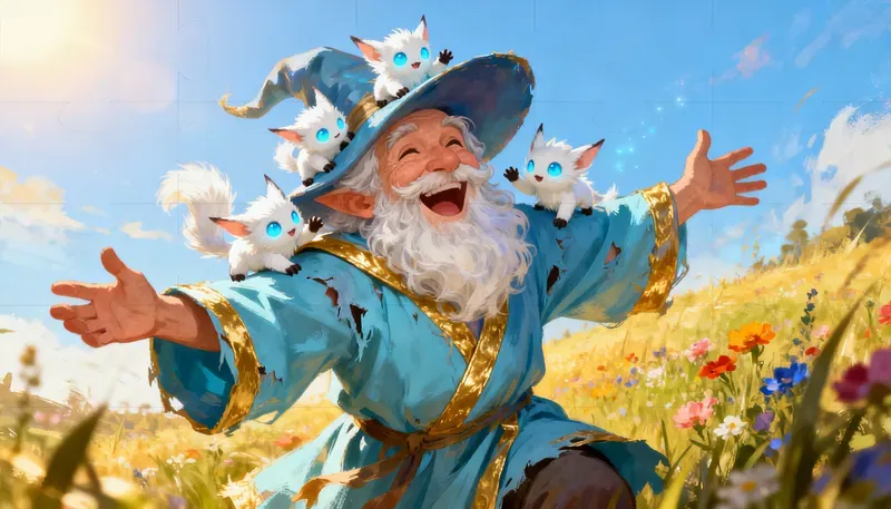Illustration Of The Joyful Characters