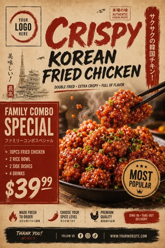 Vintage Restaurant Poster Generator