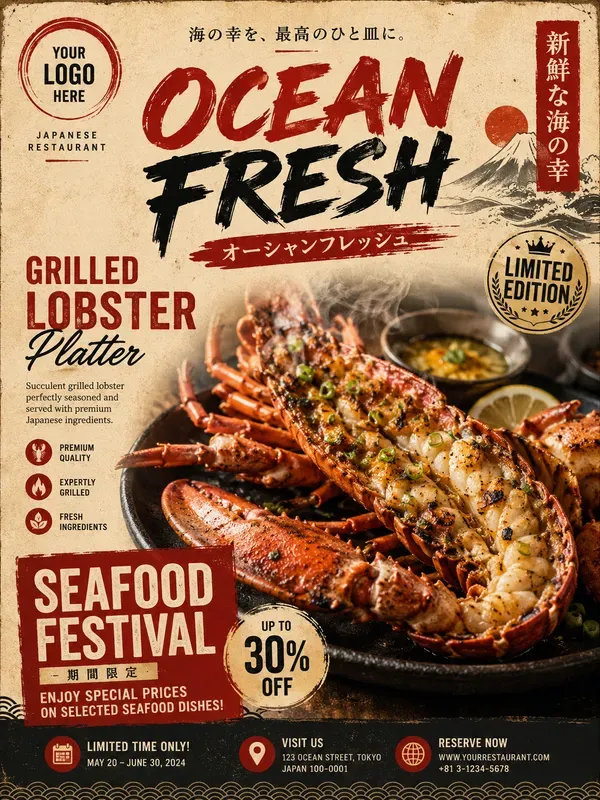 Vintage Restaurant Poster Generator