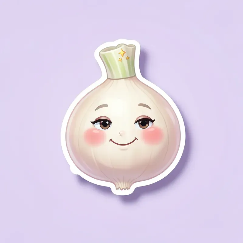 Digital Sticker Food Faces