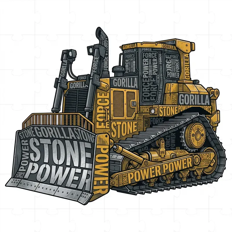 Typography Machine Tshirt Creators