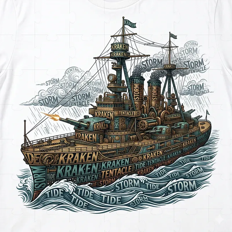 Typography Machine Tshirt Creators