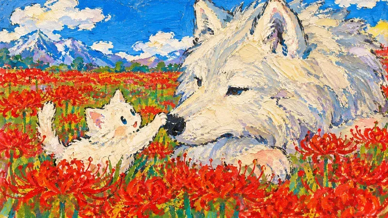 Naive Acrylic Storybook Art