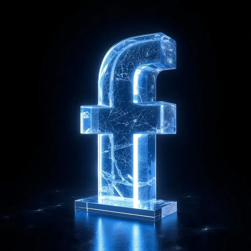 3D Premium Glowing Ice Brand Logos