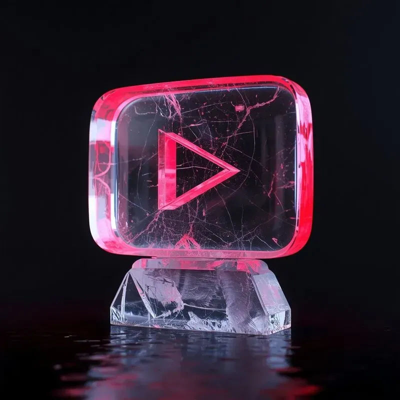3D Premium Glowing Ice Brand Logos