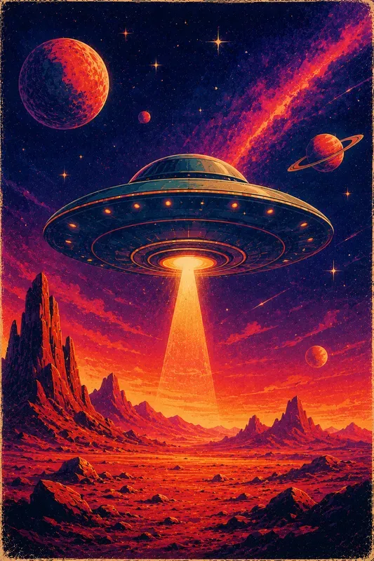 Retro Scifi Space Posters