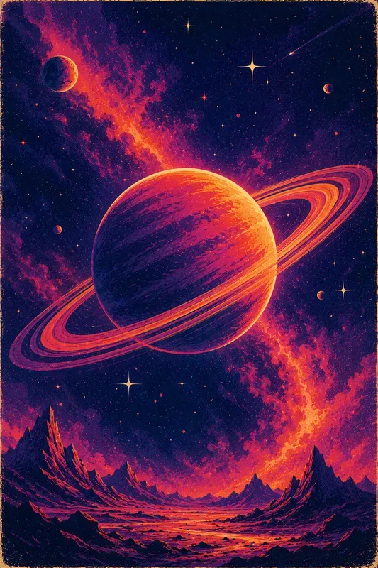 Retro Scifi Space Posters