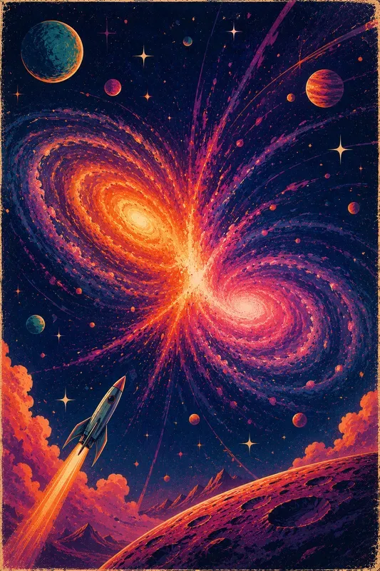 Retro Scifi Space Posters