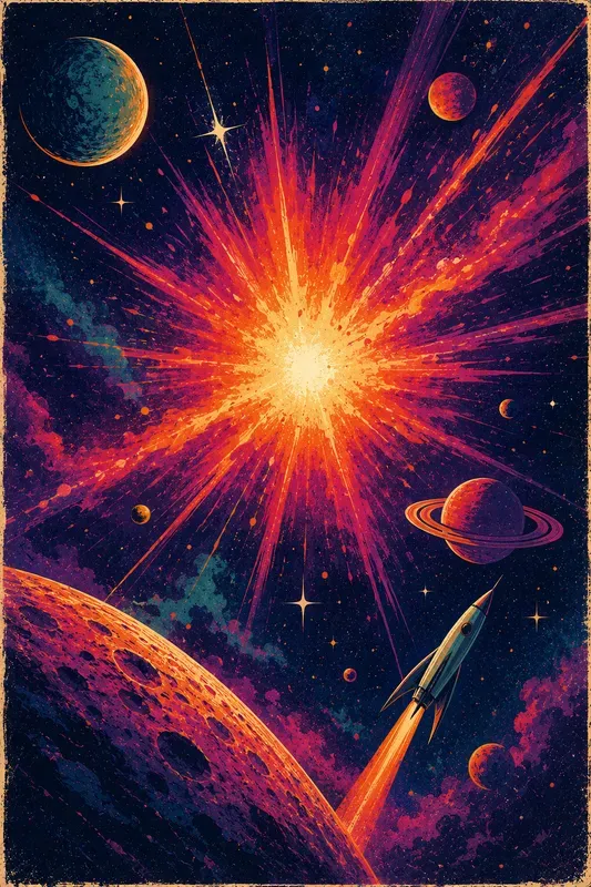 Retro Scifi Space Posters