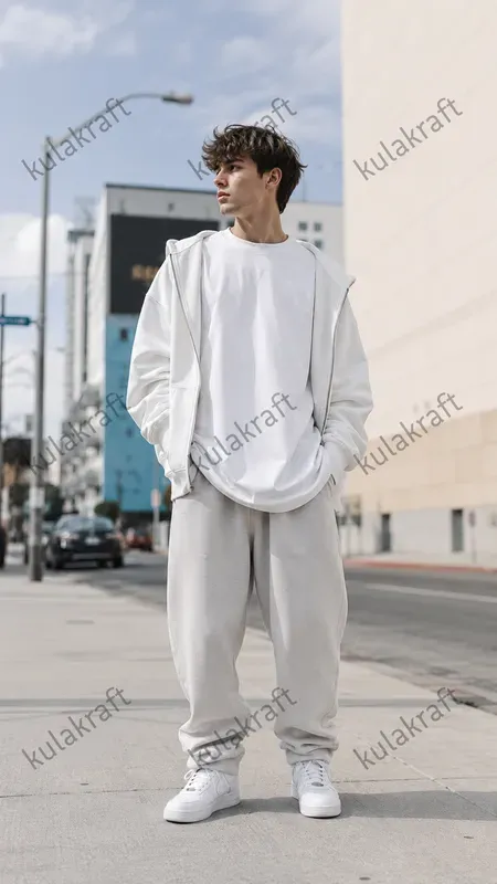 Oversized Tshirt And Hoodie Mockups