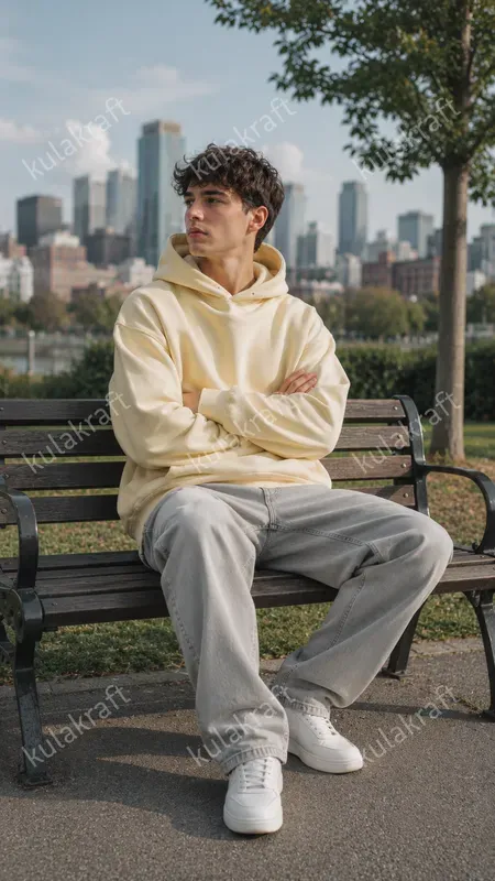 Oversized Tshirt And Hoodie Mockups