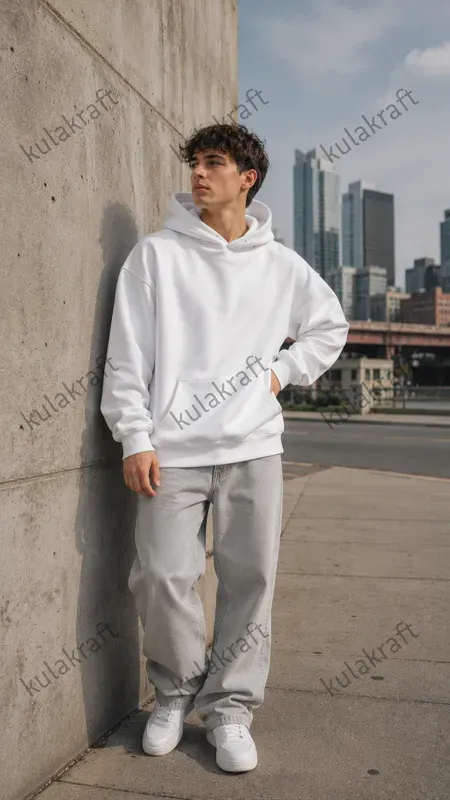 Oversized Tshirt And Hoodie Mockups