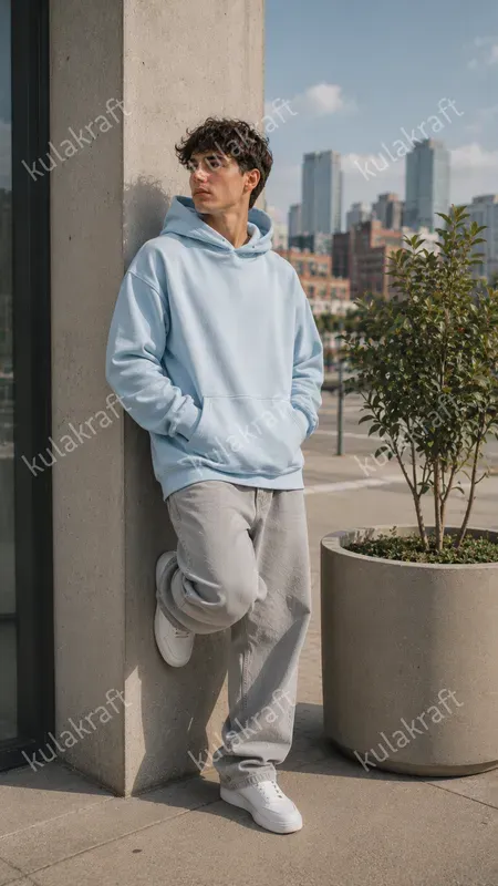 Oversized Tshirt And Hoodie Mockups