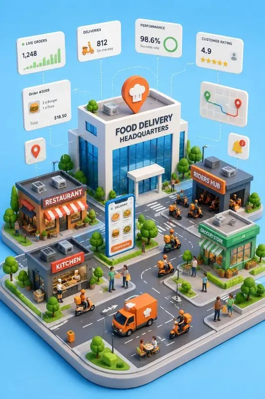Miniature Brand Ecosystem Dioramas