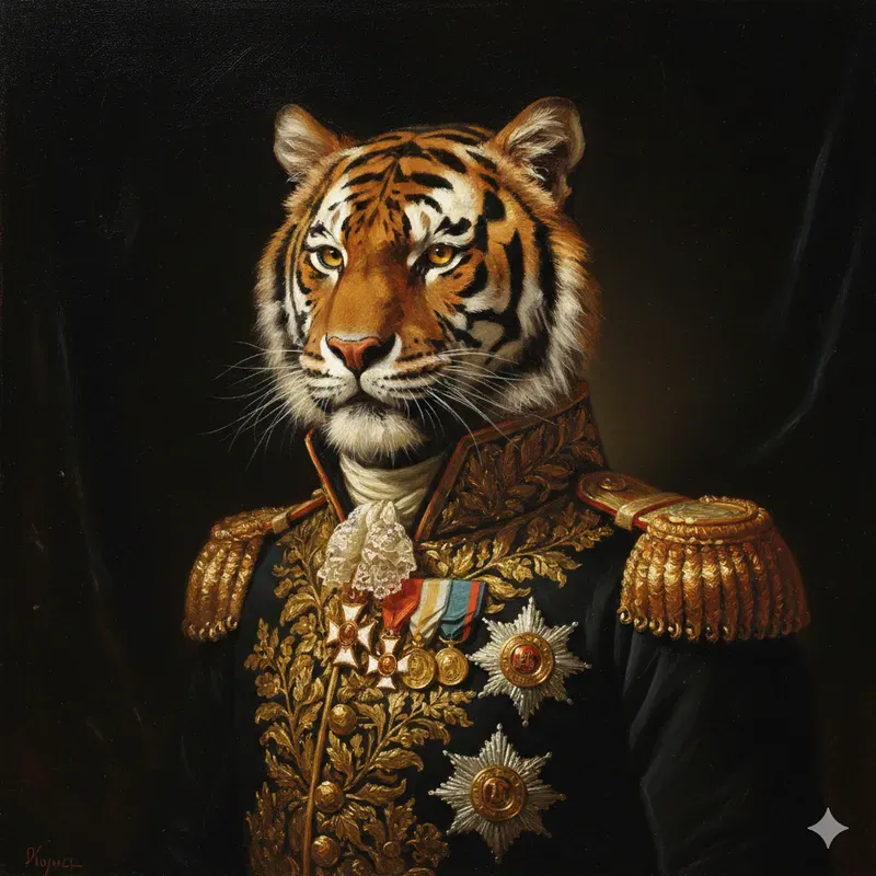 Regal 18thcentury Feline Portraits