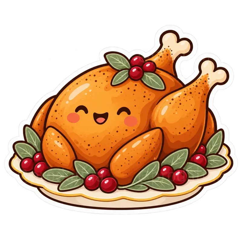 Cute Thanksgiving Stickers