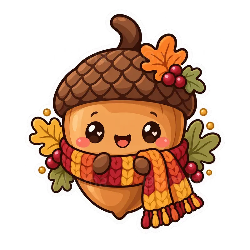 Cute Thanksgiving Stickers