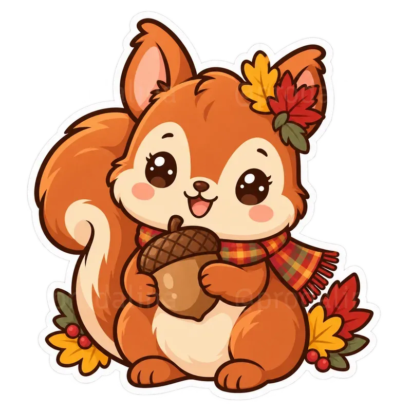 Cute Thanksgiving Stickers