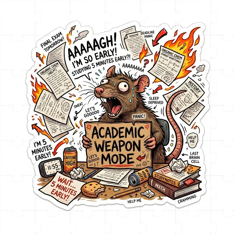 Chaotic Meme Sticker Generator