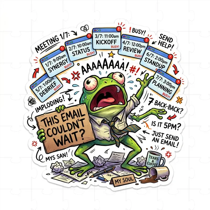 Chaotic Meme Sticker Generator