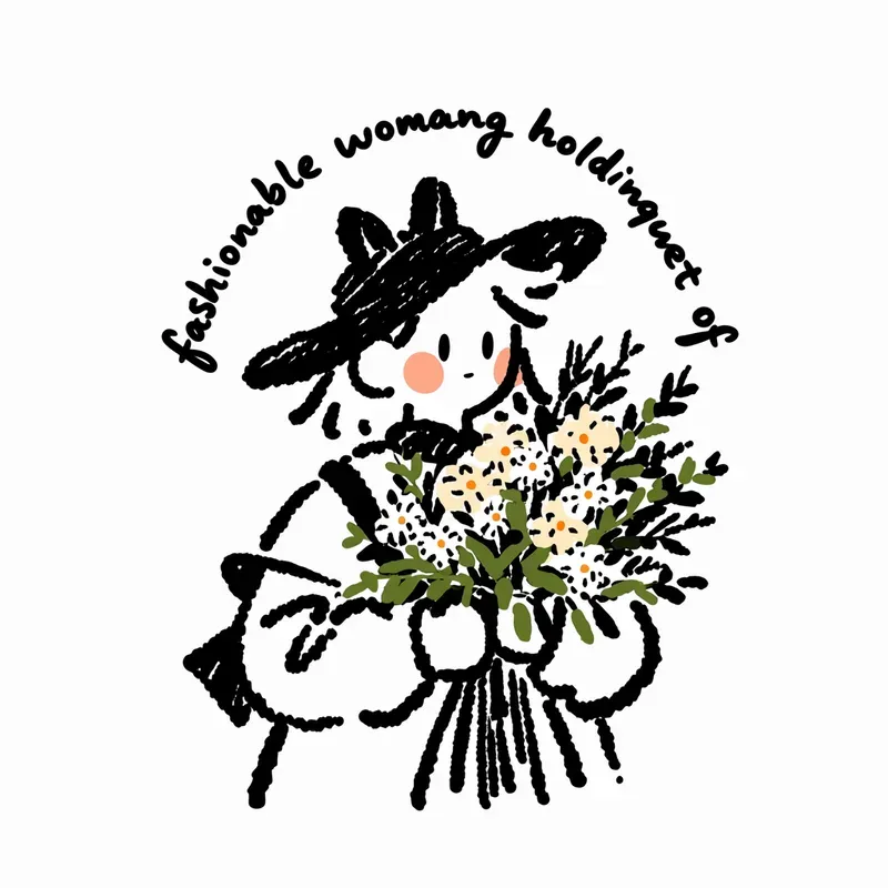 Fashion Character Stickers For Etsy