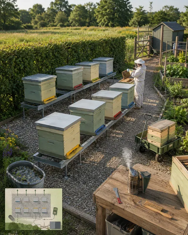 Apiary Beehive Yard Generator