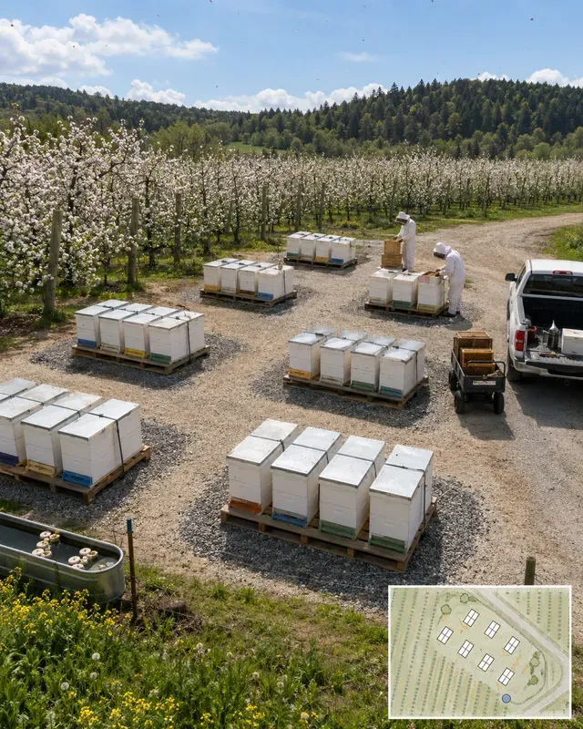 Apiary Beehive Yard Generator