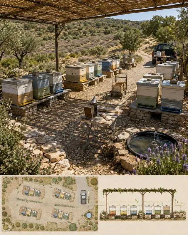 Apiary Beehive Yard Generator