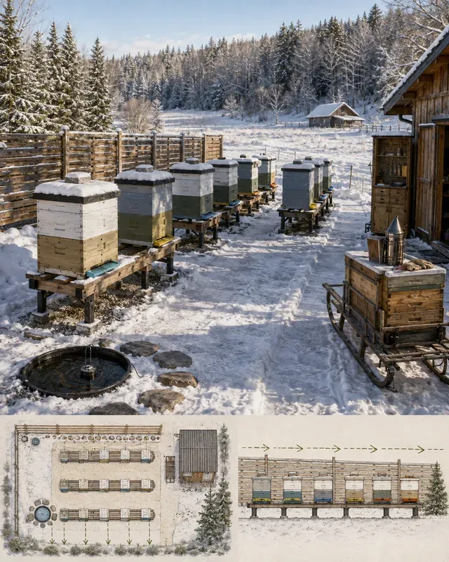 Apiary Beehive Yard Generator