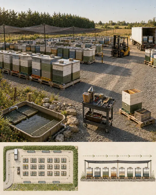 Apiary Beehive Yard Generator