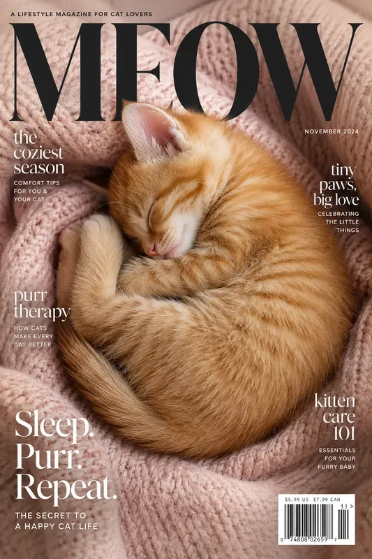 Pet Editorial Magazine Covers