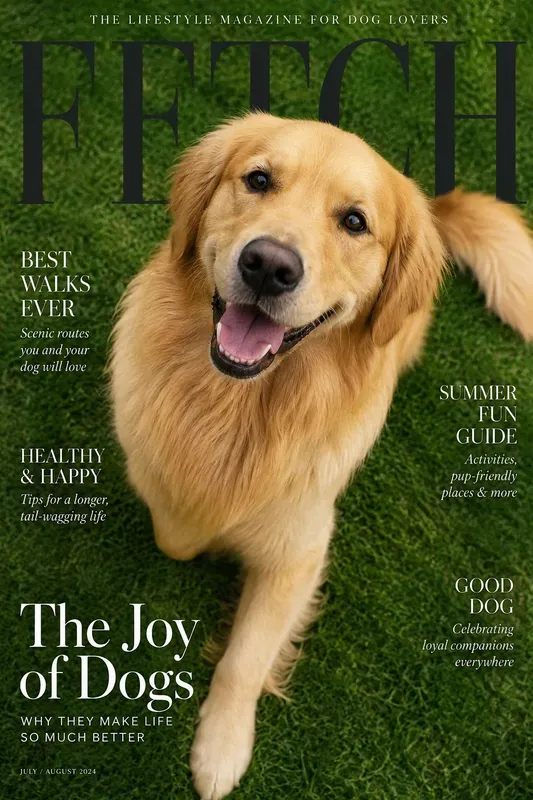 Pet Editorial Magazine Covers