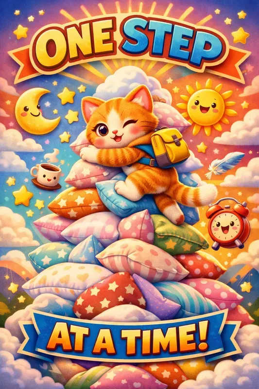 Cute Cartoon Motivational Posters