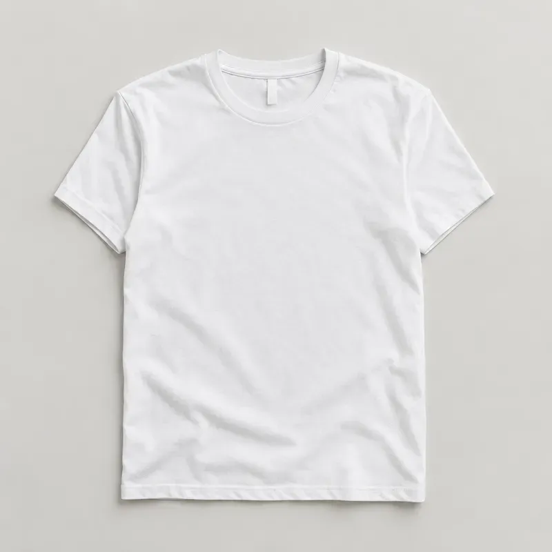 Blank Tshirt Flatlay Mockup Gens