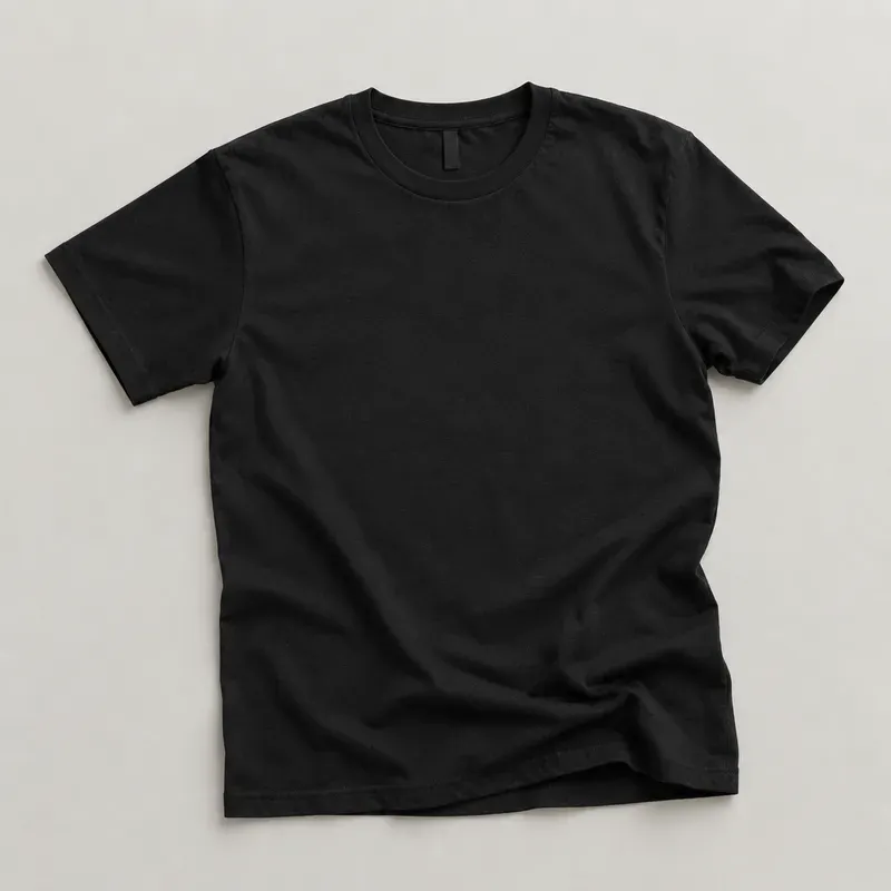 Blank Tshirt Flatlay Mockup Gens