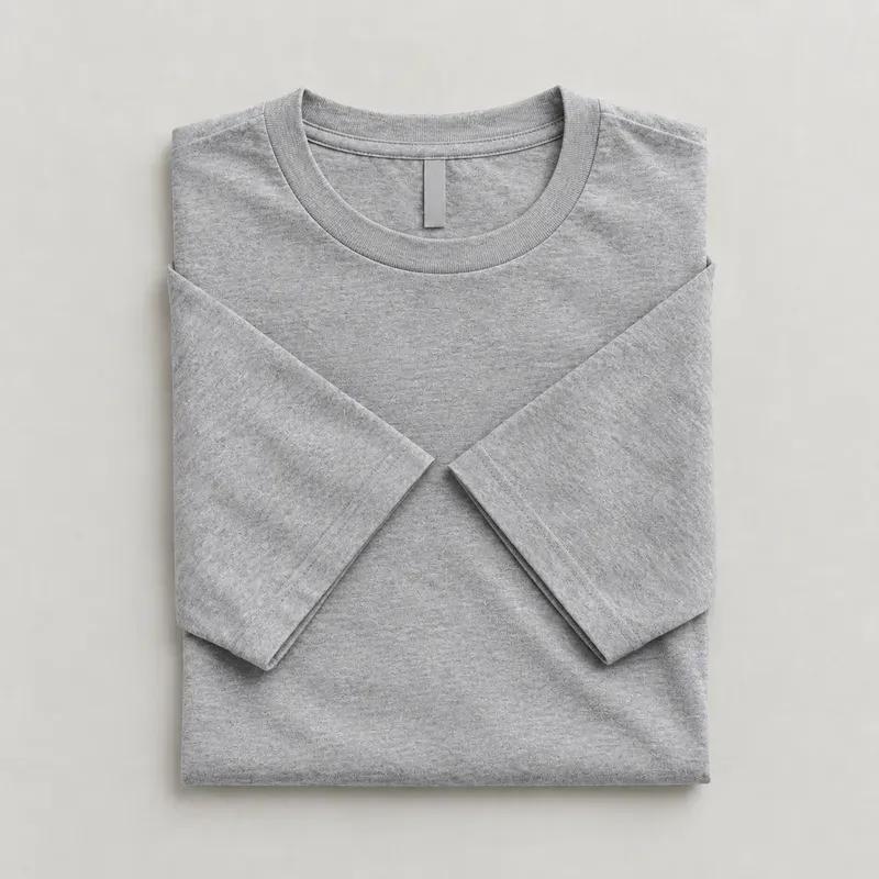 Blank Tshirt Flatlay Mockup Gens