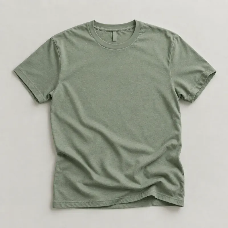 Blank Tshirt Flatlay Mockup Gens