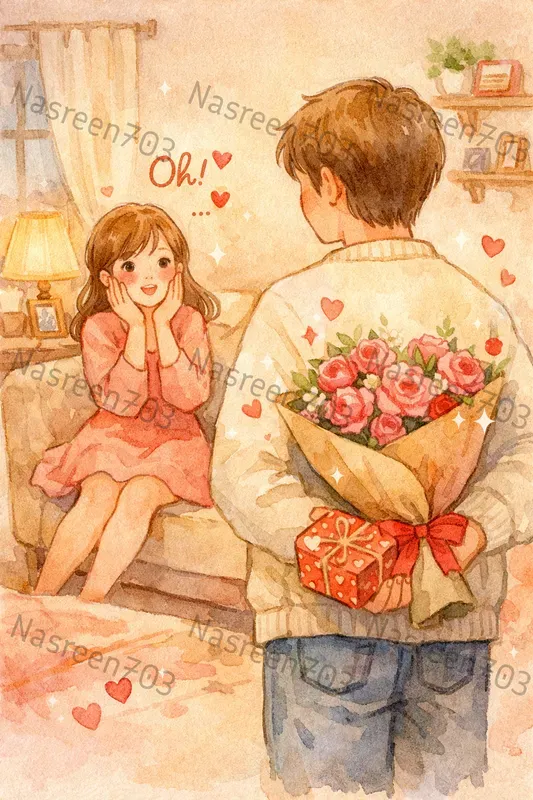 Valentine Love Illustrations