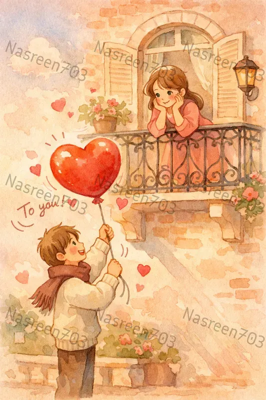 Valentine Love Illustrations
