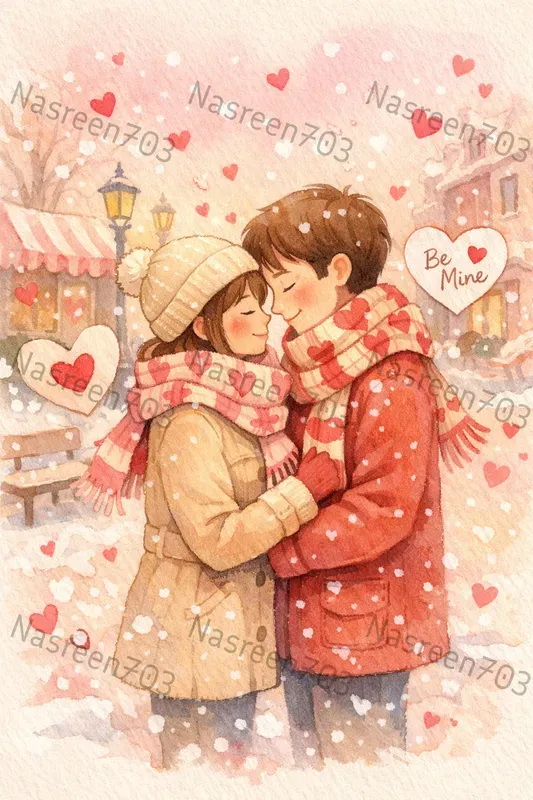 Valentine Love Illustrations