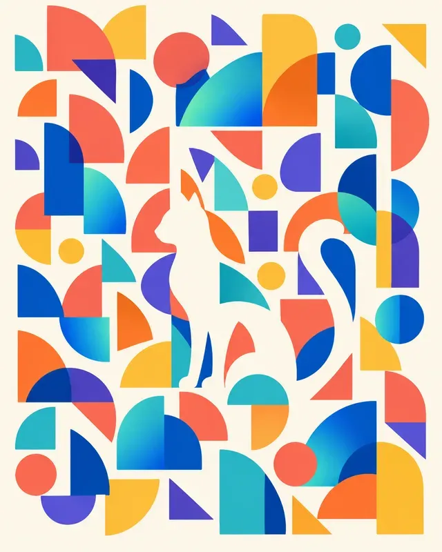 Wall Art Hidden Rainbow Animals