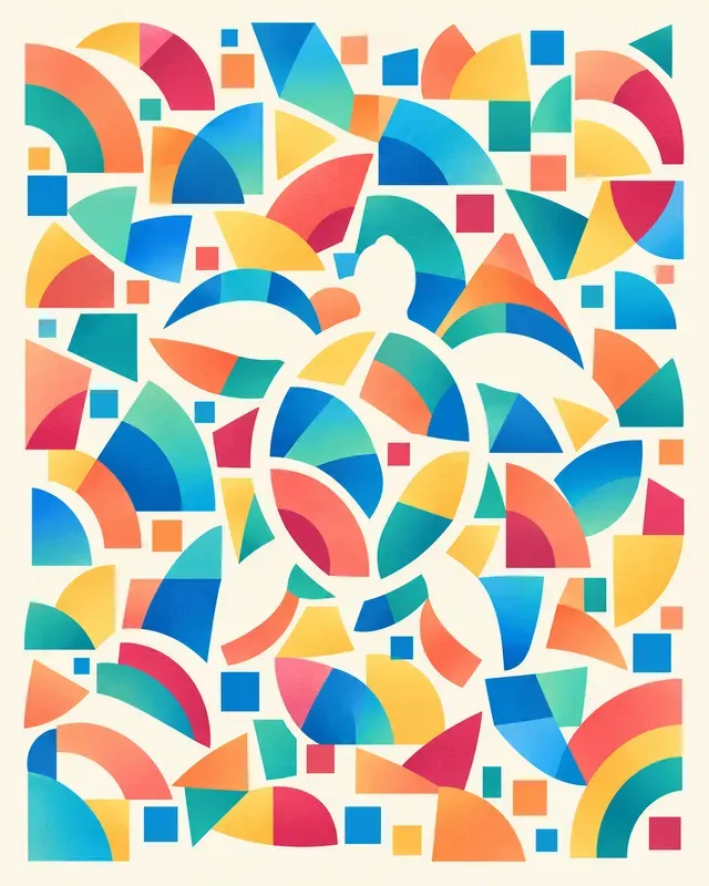 Wall Art Hidden Rainbow Animals