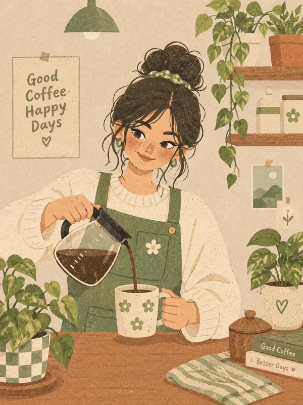 Grainy Pastel Pop Vector Illustrations