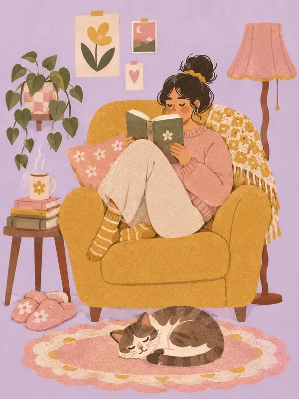 Grainy Pastel Pop Vector Illustrations