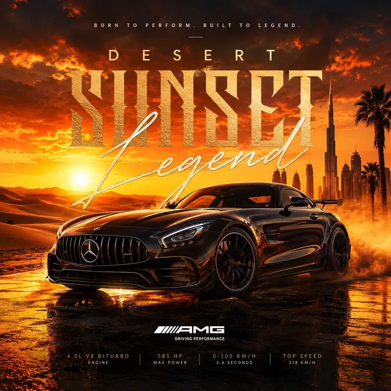 Luxury Performance Car Poster Generator