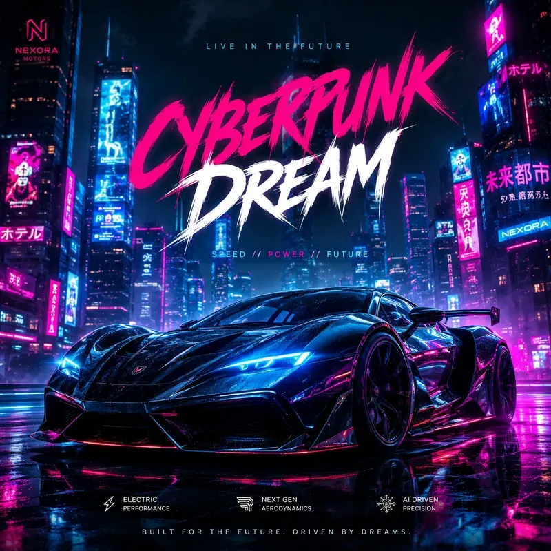 Luxury Performance Car Poster Generator
