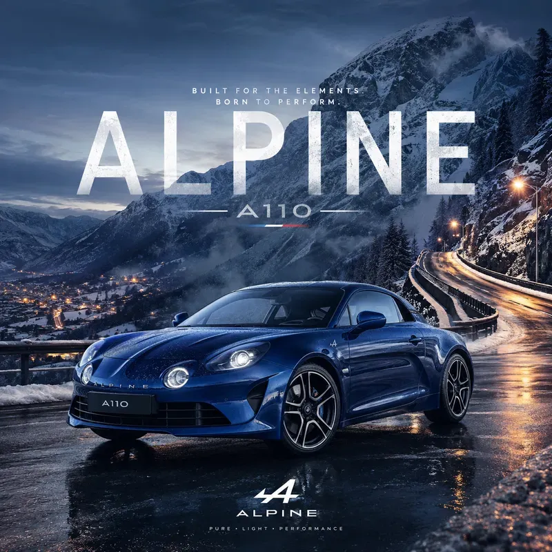 Luxury Performance Car Poster Generator